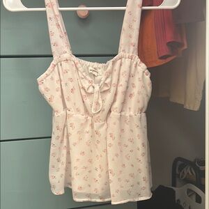 Floral Pink Women's Top